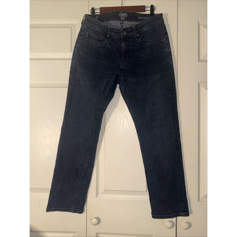 Chaps Men's Straight Fit Denim Jeans 33x30